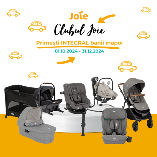 Câștigă banii înapoi pe produsul tău Joie! Noua campanie Clubul Joie